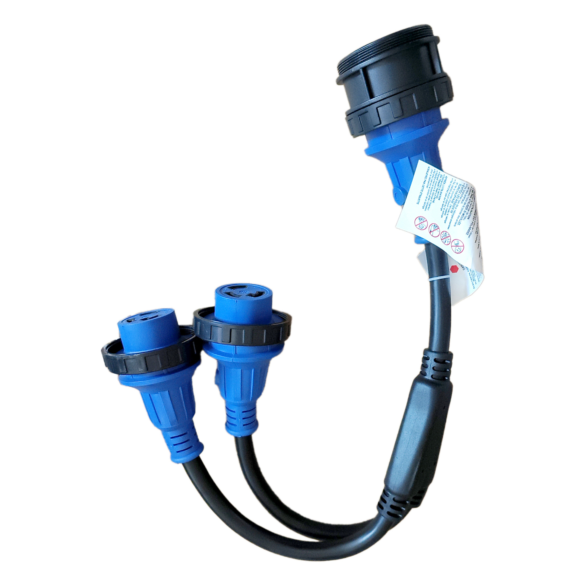 Power Sentry 30A Y-Adapter — 125/250V, TT-30P to (2) TT-30R Female Connectors, Model# YAD-30L230L